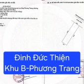 BÁN ĐẤT ĐƯỜNG 7,5M ĐINH ĐỨC THIỆN - Khu B Phương Trang)